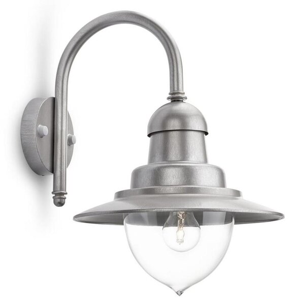 Philips 01652/52/PN - Zunanja stenska svetilka RAINDROP 1xE27/60W/230V IP44