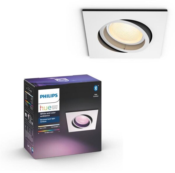 Philips 50551/31/P7 - LED RGB Vgradna svetilka Hue CENTURA 1xGU10/5,7W/230V