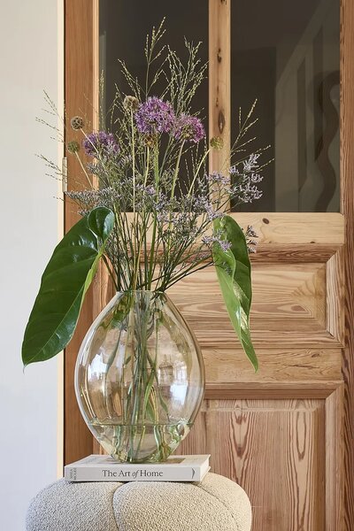 Riviera Maison vaza dekorativna iz barvanega stekla 29 x 38 cm