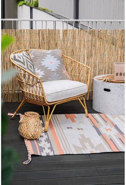 Obojestranska zunanja preproga iz reciklirane plastike Green Decore Aztec, 90 x 150 cm