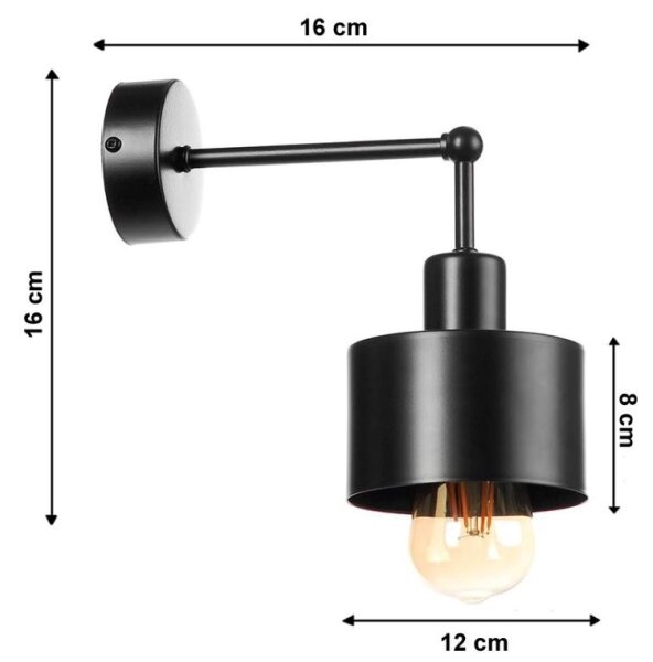 Stenska svetilka BODO 1xE27/60W/230V