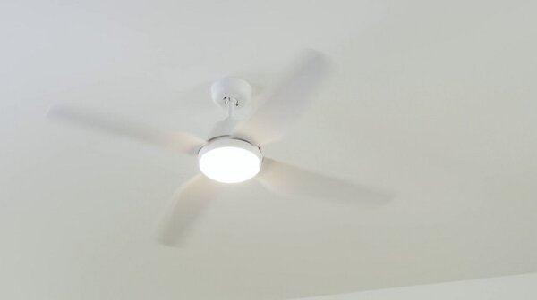 Lucci Air 212994 - LED Stropni ventilator ARIA LED/18W/230V bela + Daljinski upravljalnik