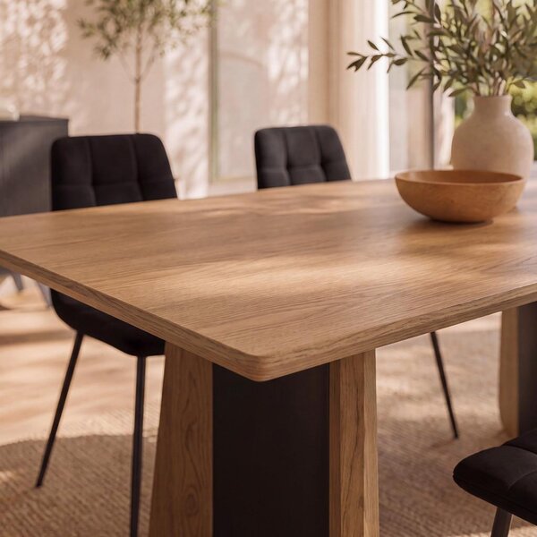 Bessagi Home Jedilna Miza Liva, Barve Jesena, 180x90