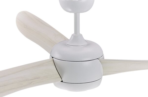 Lucci air 512911 - LED Stropni ventilator AIRFUSION LED/20W/230V les/bela + Daljinski upravljalnik