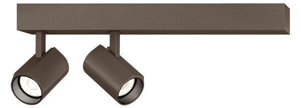 Wever & Ducré Lighting WEVER DUCRÉ LED-stropni reflektor Ceno bronasta, 2.700 K, 2-žarilni, zatemnjen, Bronasta / starinska medenina, Dnevna soba / jedilnica, Aluminij, Sodobni