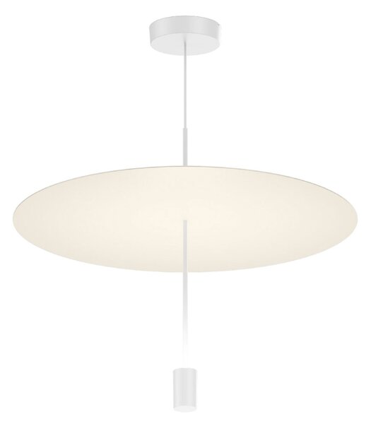 Wever & Ducré Lighting WEVER DUCRÉ LED-visoka svetilka Shedda Ø 55 cm, barva svetlobe 2700 K, zatemnjen, Bež, Dnevna soba / jedilnica, Aluminij, Sodobni
