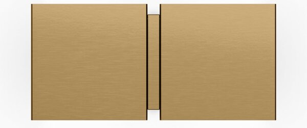 Wever & Ducré Lighting WEVER DUCRÉ stenska svetilka CG Square, bež, širina 21 cm, 2-žarilna, Bež, Dnevna soba / jedilnica, Kovina, Sodobni
