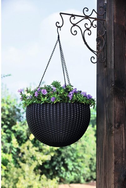 Plastičen viseči cvetlični lonec ø 35 cm Hangingsphere – Keter