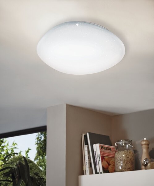 Eglo 98227 - LED Zatemnitvena stropna svetilka SILERAS-A LED/24W/230V + Daljinski upravljalnik