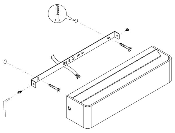 Eglo 98426 - LED Stenska svetilka SANIA LED/12W/230V