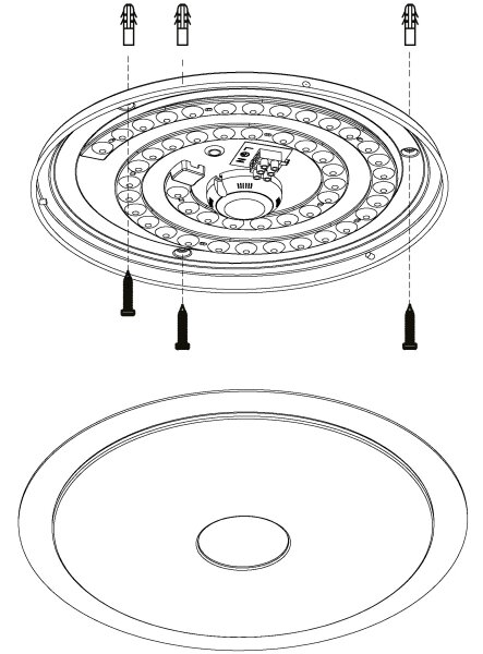 Eglo 98323 - LED Zatemnitvena stropna svetilka LANCIANO LED/24W/230V + Daljinski upravljalnik