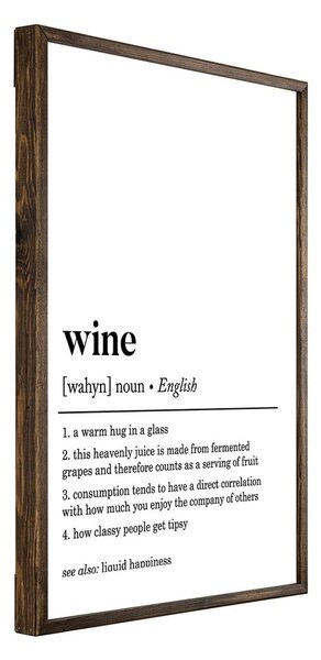 Plakat 50x70 cm Wine – Wallity