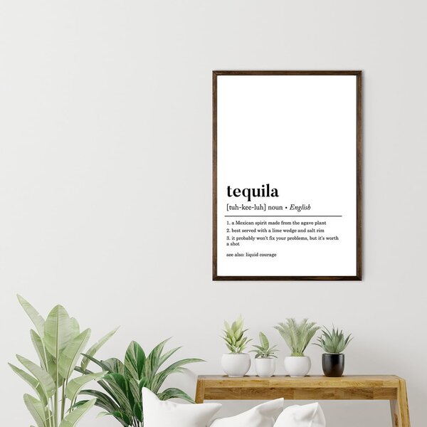 Plakat 50x70 cm Tequila – Wallity