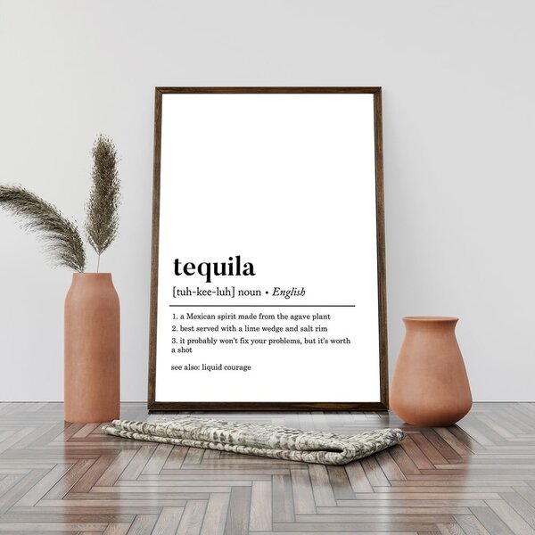 Plakat 50x70 cm Tequila – Wallity