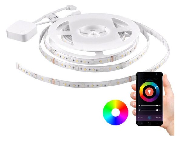 RGB LED Zatemnitveni trak Wi-Fi + glasbena funkcija LED/20W 5 m Tuya