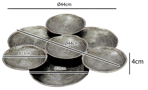 OKRASNA SKLEDA 44/44/4 cm