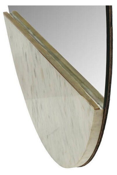 STENSKO OGLEDALO, 70/70/3 cm steklo, kamen, leseni material