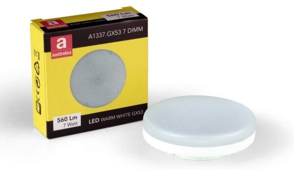 Kolarz A1344.10R.W - LED Zatemnitvena stropna svetilka CLICK LED-GX53/7W/230V