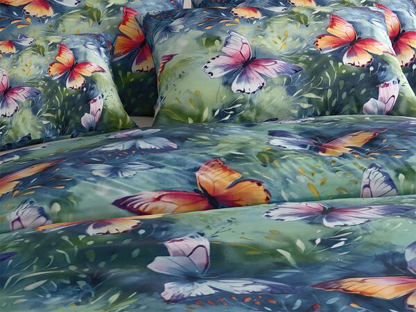 Posteljnina iz mikrovlaken COLORFUL BUTTERFLY, barvna Dimenzije posteljnine: 70 x 90 cm | 140 x 220 cm