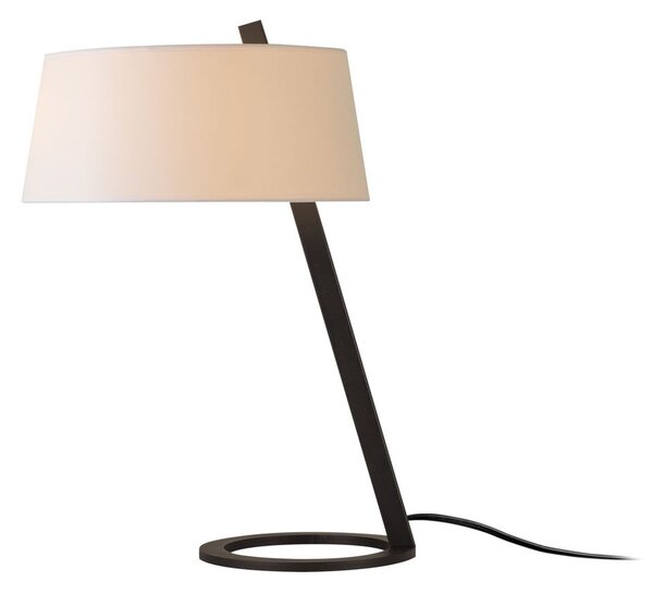 Bela/črna namizna svetilka (višina 55 cm) Salihini – Opviq lights