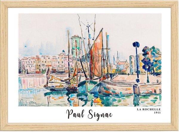 Plakat z okvirjem 75x55 cm Paul Signac – Wallity