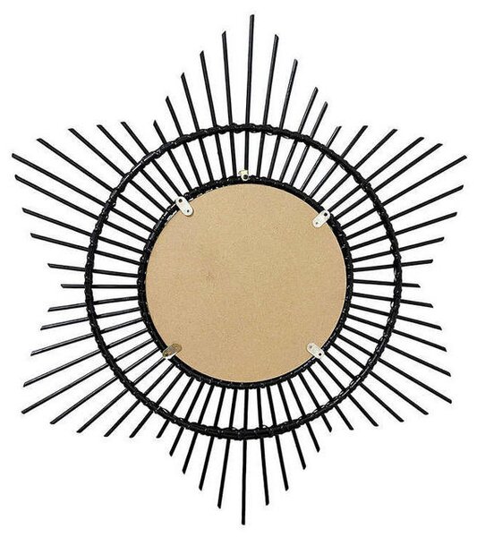 STENSKO OGLEDALO, 70/70/2 cm les, steklo, leseni material