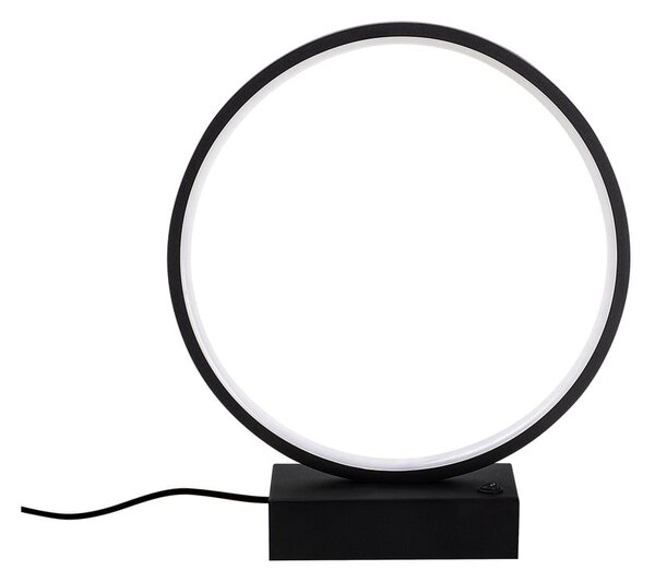 Črna LED namizna svetilka (višina 35 cm) Halka – Opviq lights