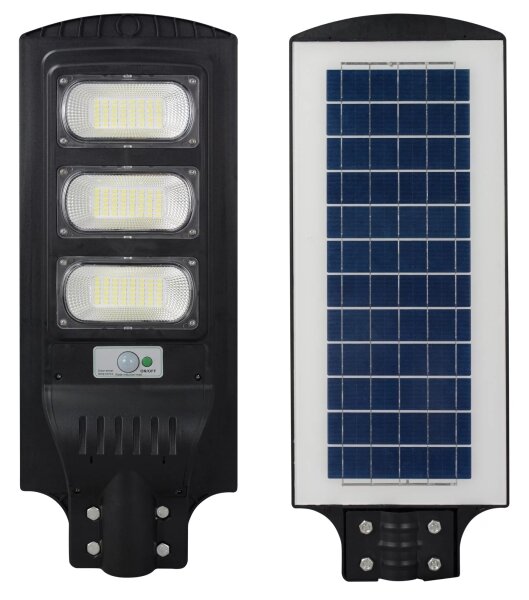 LED Solarna ulična svetilka s senzorjem STREET LED/10W/3,2V IP65 + Daljinski upravljalnik