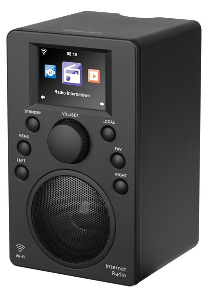 WIFI BT internetni radio USB LCD 2,4" 25.000 postaj budilka