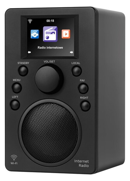 WIFI BT internetni radio USB LCD 2,4" 25.000 postaj budilka