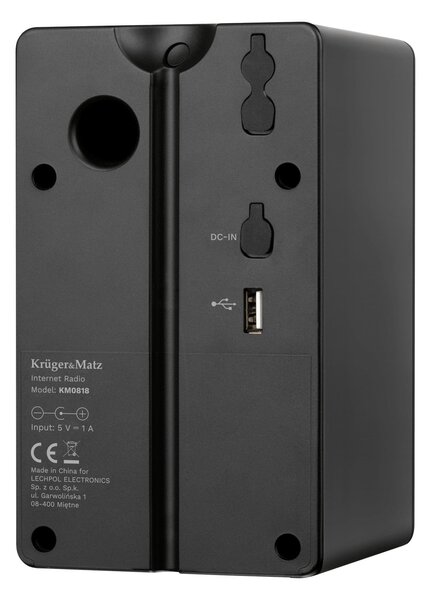 WIFI BT internetni radio USB LCD 2,4" 25.000 postaj budilka
