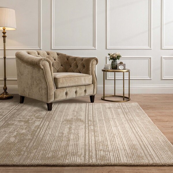 Bež ročno tkana preproga iz mešanice volne 160x230 cm Henley Sand – Asiatic Carpets