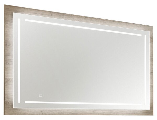 KOPALNIŠKO OGLEDALO, 120/74/3,9 cm steklo, leseni material