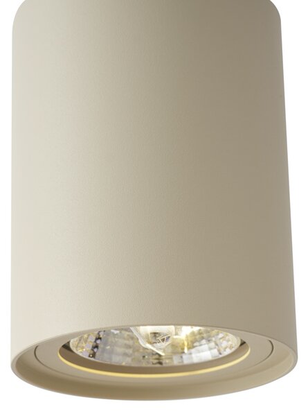 Moderna viseča svetilka bež z belo za enofazni sistem tirnic GU10 70mm - Iconic Holt