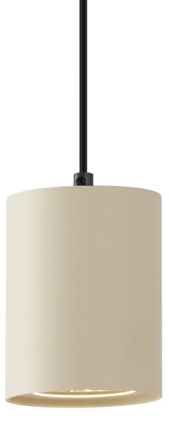 Sodobna viseča svetilka bež barve s črno za enofazni sistem tirnic GU10 70 mm - Iconic Holt