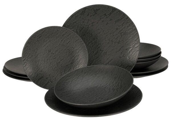 Creatable Jedilni Servis Schiefer Black, 12-Delni