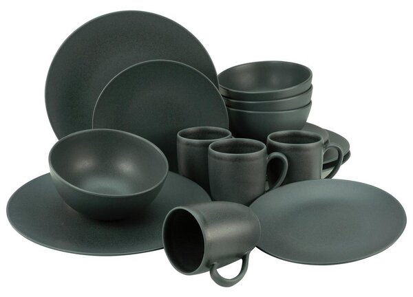 Creatable Kombinirani Servis Soft Touch Black, 16-Delni