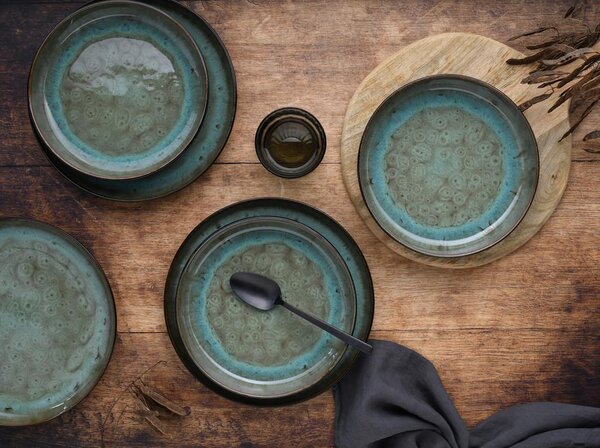 Creatable Jedilni Servis Nordic Fjord Green, 12-Delni
