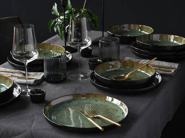 Creatable Jedilni Servis Nordic Fjord Green, 12-Delni