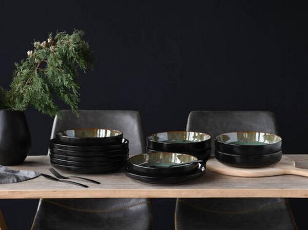 Creatable Jedilni Servis Nordic Fjord Green, 12-Delni