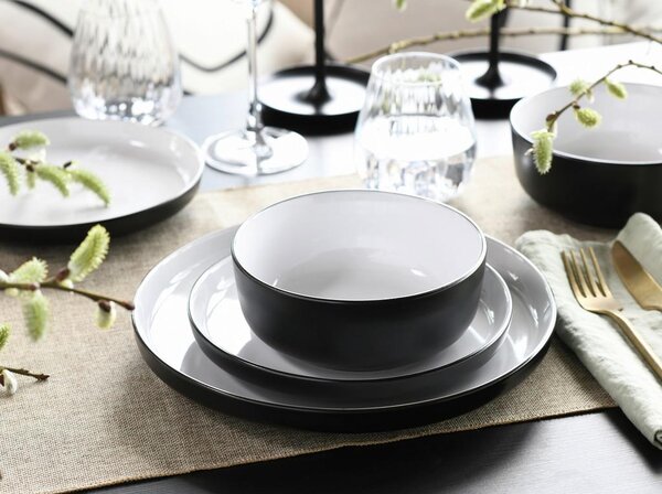 Creatable Kombinirani Servis Nordic Cool Black, 16-Delni