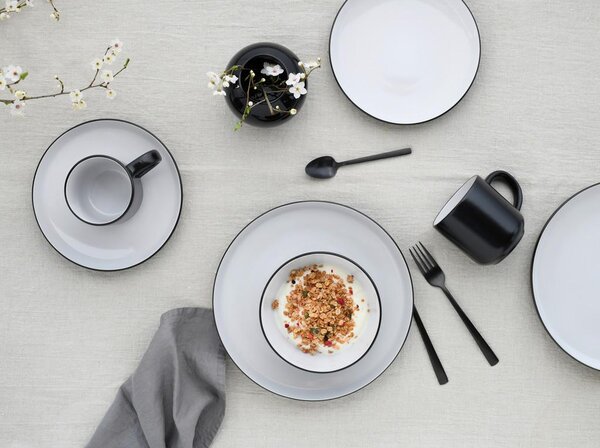 Creatable Kombinirani Servis Nordic Cool Black, 16-Delni