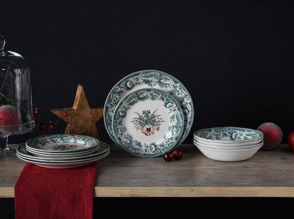 Creatable Jedilni Servis Chistmas, 12-Delni