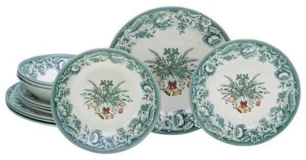Creatable Jedilni Servis Chistmas, 12-Delni