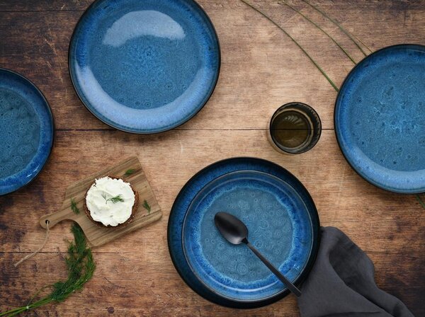 Creatable Jedilni Servis Nordic Fjord Blue, 12-Delni