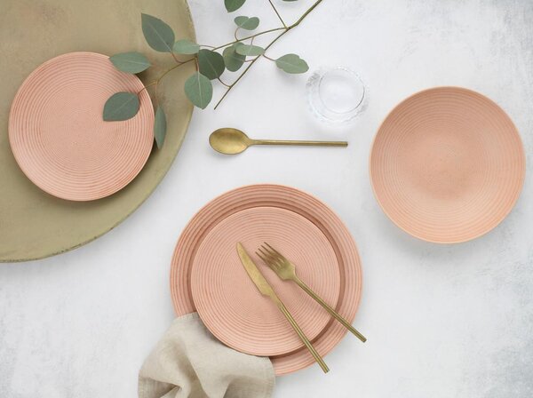Creatable Jedilni Servis Catania Peach, 12-Delni