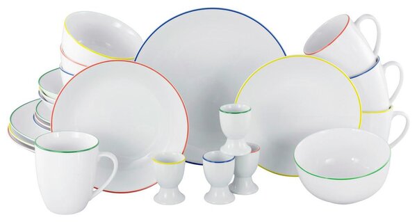 Creatable Kombinirani Servis Luna Color Line, 24-Delni