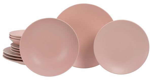 Creatable Jedilni Servis Soft Touch Peach, 12-Delni
