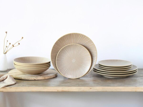 Creatable Kombinirani Servis Vesuvio Sand, 12-Delni