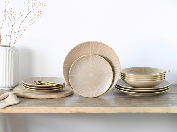 Creatable Kombinirani Servis Vesuvio Sand, 12-Delni